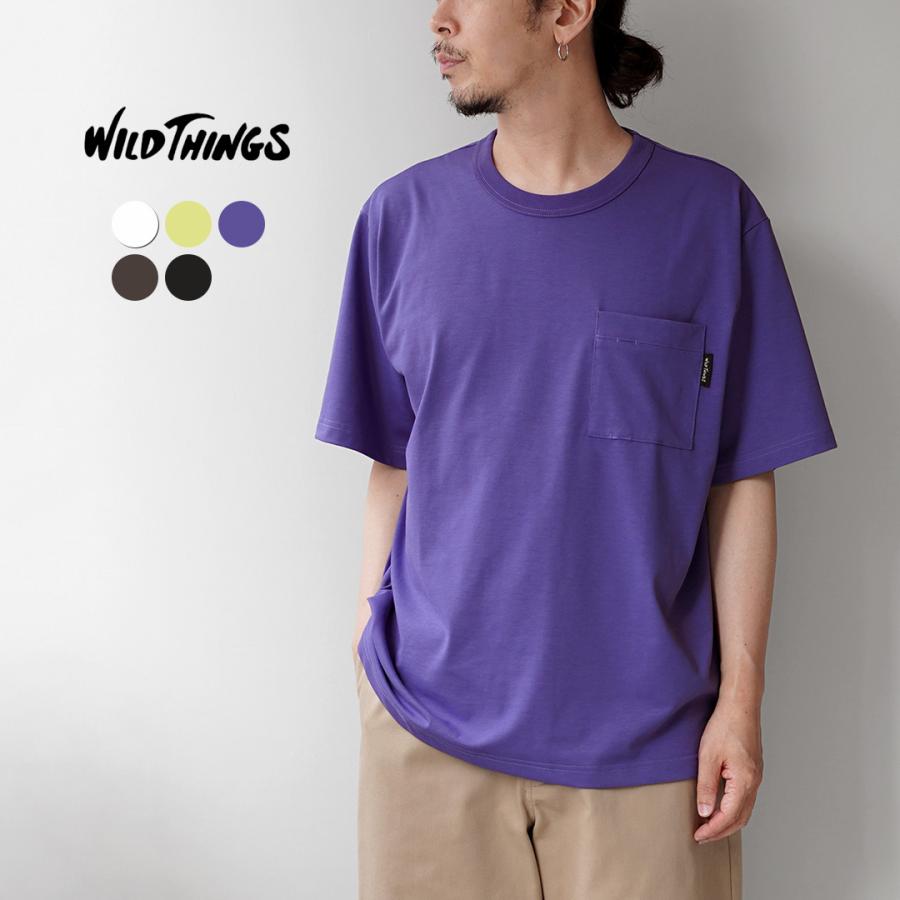 WILDTHINGS（ワイルドシングス） プレザント ドライTシャツ 日本製 / メンズ 半袖 吸水速乾 UVカット | WILD THINGS