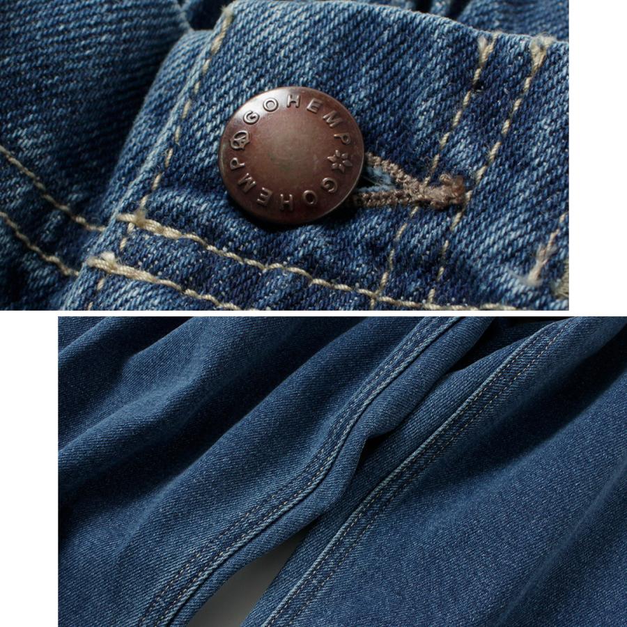 GOHEMP（ゴーヘンプ） ハイエクスプローラーパンツ ユーズドウォッシュ 12oz ヘンプコットン デニム / メンズ ボトムス ジーンズ | GOHEMP | 11
