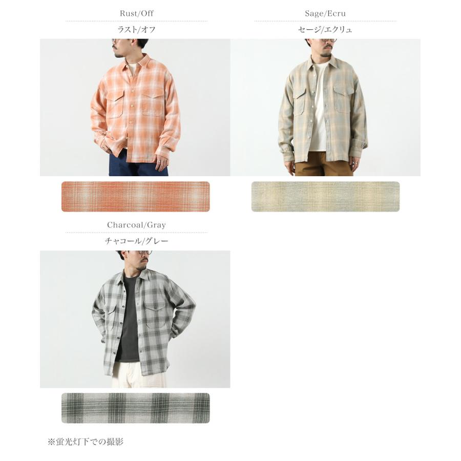 PENDLETON（ペンドルトン） CPOシャツ ビエラ / メンズ ネルシャツ 長袖 チェック柄 コットン 綿 ミリタリー CPO Shirt | PENDLETON | 04
