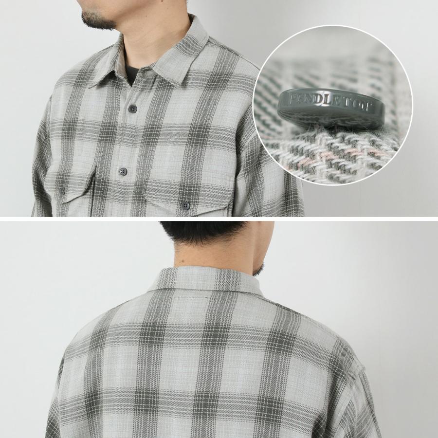 PENDLETON（ペンドルトン） CPOシャツ ビエラ / メンズ ネルシャツ 長袖 チェック柄 コットン 綿 ミリタリー CPO Shirt | PENDLETON | 11