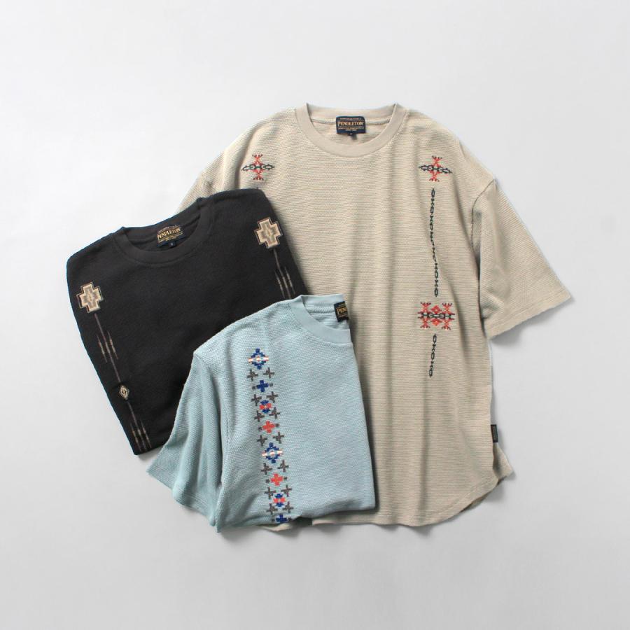 PENDLETON（ペンドルトン） 鬼カノコ 刺繍Tシャツ / メンズ 半袖 鹿の子 | PENDLETON | 05