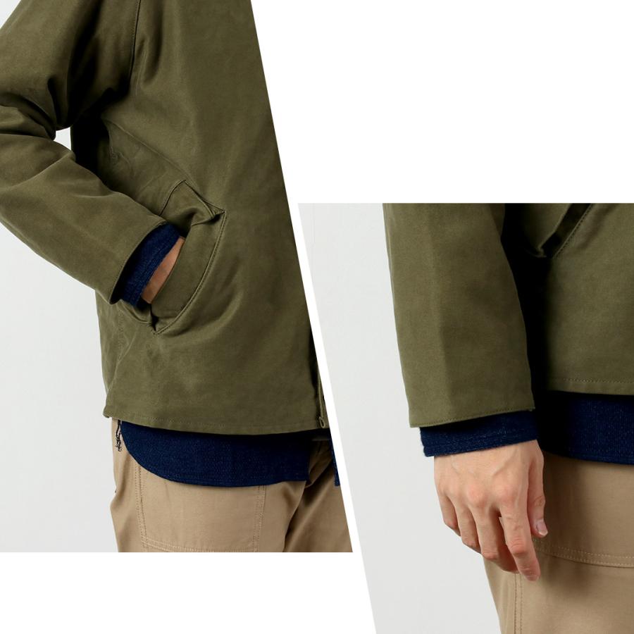 【予約販売：12月中旬発送予定】FOB FACTORY（FOBファクトリー） FRC008 別注 モールスキン ショート ライディングジャケット / カバーオール メンズ 日本製 | FOB FACTORY | 15