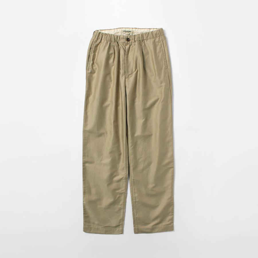 FOB FACTORY（FOBファクトリー） 別注 コットンリネンモールスキン トラックパンツ / メンズ イージーパンツ 日本製 | FOB FACTORY | 06
