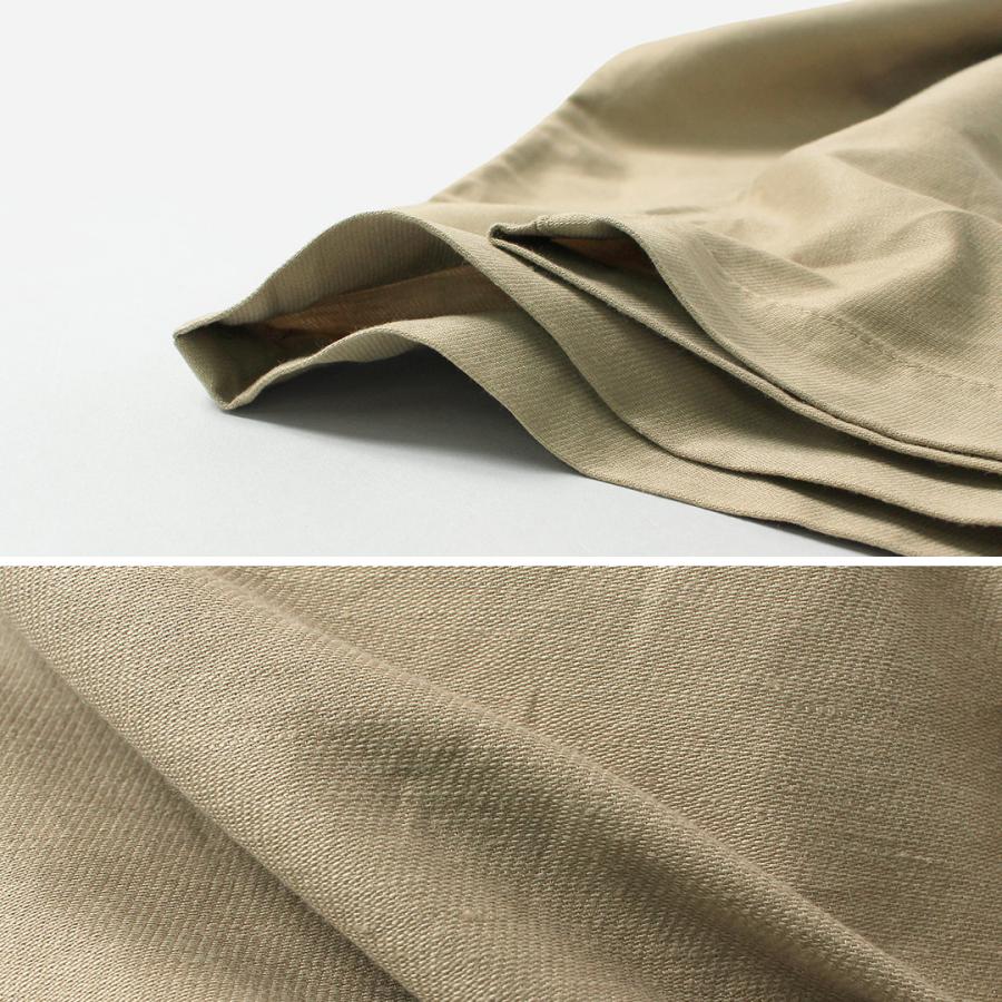 FOB FACTORY（FOBファクトリー） 別注 コットンリネンモールスキン トラックパンツ / メンズ イージーパンツ 日本製 | FOB FACTORY | 10