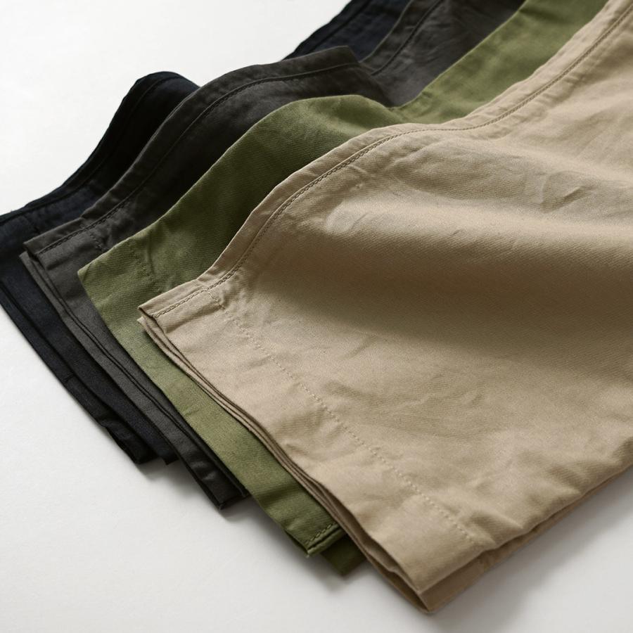 FOB FACTORY（FOBファクトリー） 別注 コットンリネンモールスキン トラックパンツ / メンズ イージーパンツ 日本製 | FOB FACTORY | 11