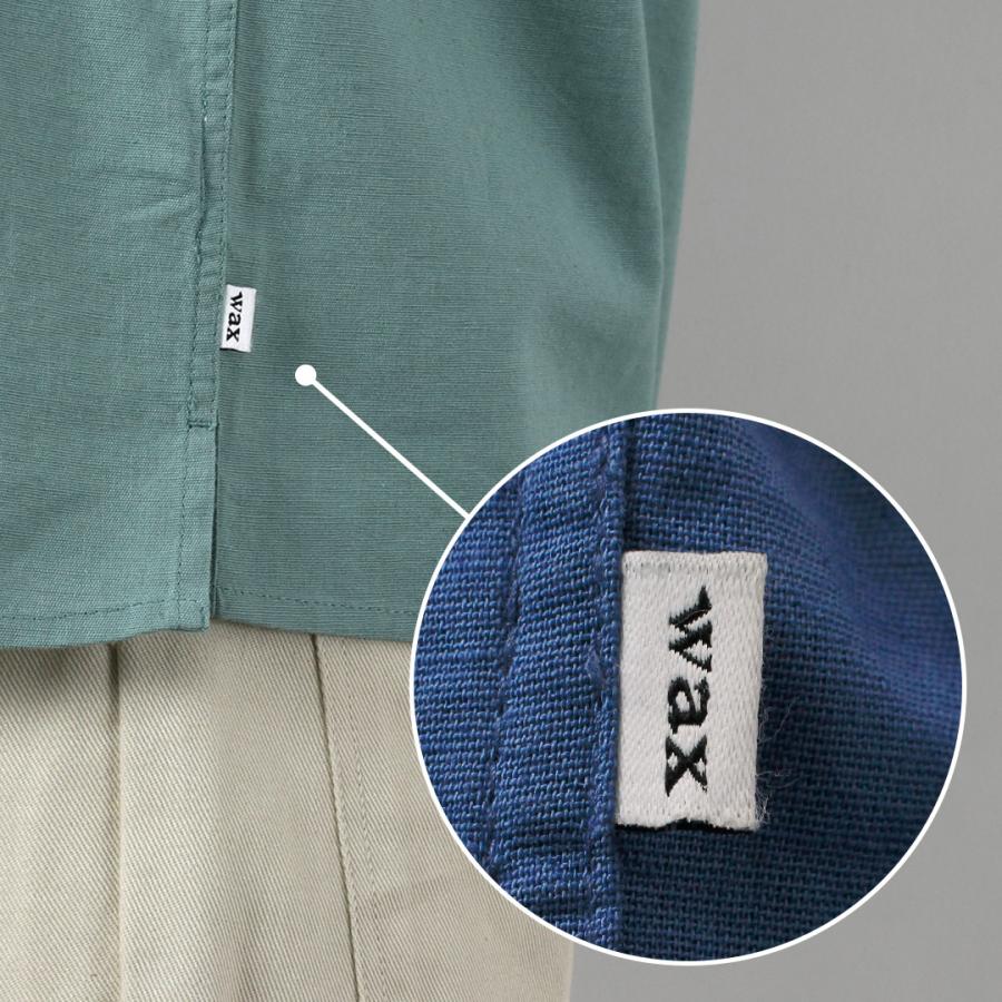 WAX LONDON（ワックスロンドン） ディドコット ショートスリーブシャツ プレースメントボーダー / 半袖 メンズ 麻 | WAX LONDON | 13