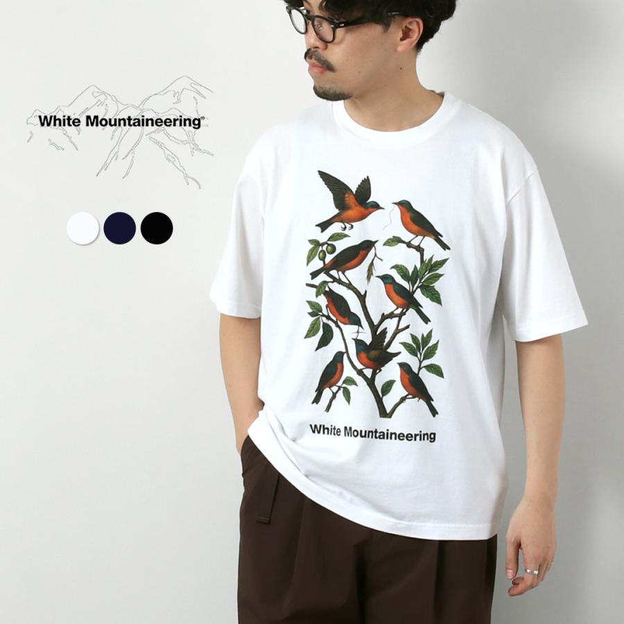 WHITE MOUNTAINEERING（ホワイトマウンテニアリング） ハミングバード Tシャツ 日本製 / メンズ 半袖 プリント | WHITE MOUNTAINEERING