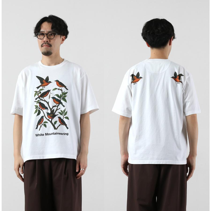 WHITE MOUNTAINEERING（ホワイトマウンテニアリング） ハミングバード Tシャツ 日本製 / メンズ 半袖 プリント | WHITE MOUNTAINEERING | 16