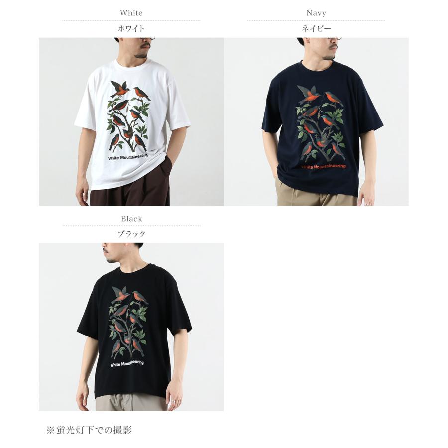 WHITE MOUNTAINEERING（ホワイトマウンテニアリング） ハミングバード Tシャツ 日本製 / メンズ 半袖 プリント | WHITE MOUNTAINEERING | 04