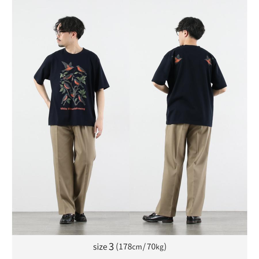 WHITE MOUNTAINEERING（ホワイトマウンテニアリング） ハミングバード Tシャツ 日本製 / メンズ 半袖 プリント | WHITE MOUNTAINEERING | 07