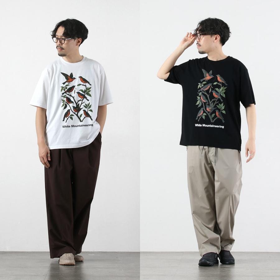 WHITE MOUNTAINEERING（ホワイトマウンテニアリング） ハミングバード Tシャツ 日本製 / メンズ 半袖 プリント | WHITE MOUNTAINEERING | 08