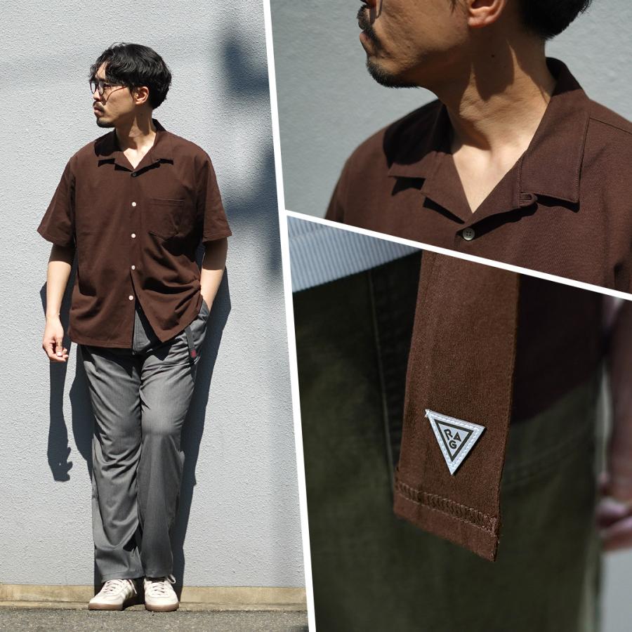 HEALTHKNIT（ヘルスニット）×RAG 別注 半袖 オープンカラーシャツ オープンエンド ドライジャージ 抗菌・防臭加工 / メンズ |  | 09