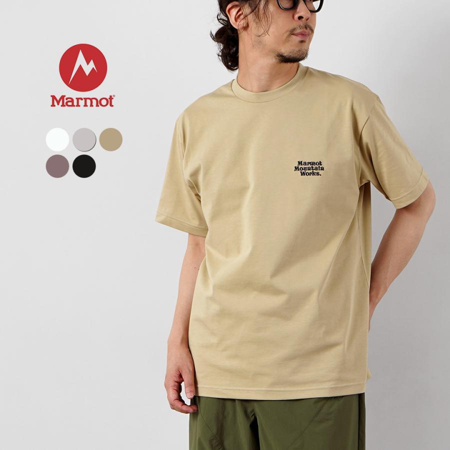 MARMOT（マーモット） MMW刺繍 Tシャツ / メンズ 半袖 吸水速乾 UVカット 抗菌消臭 | Marmot