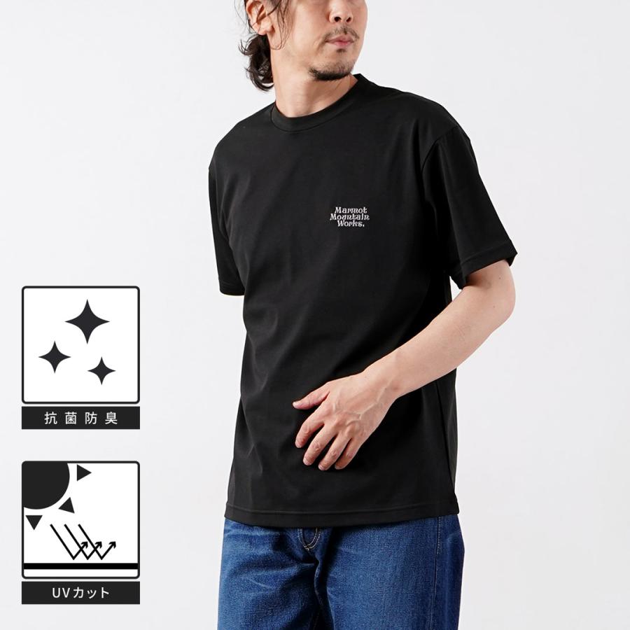 MARMOT（マーモット） MMW刺繍 Tシャツ / メンズ 半袖 吸水速乾 UVカット 抗菌消臭 | Marmot | 12