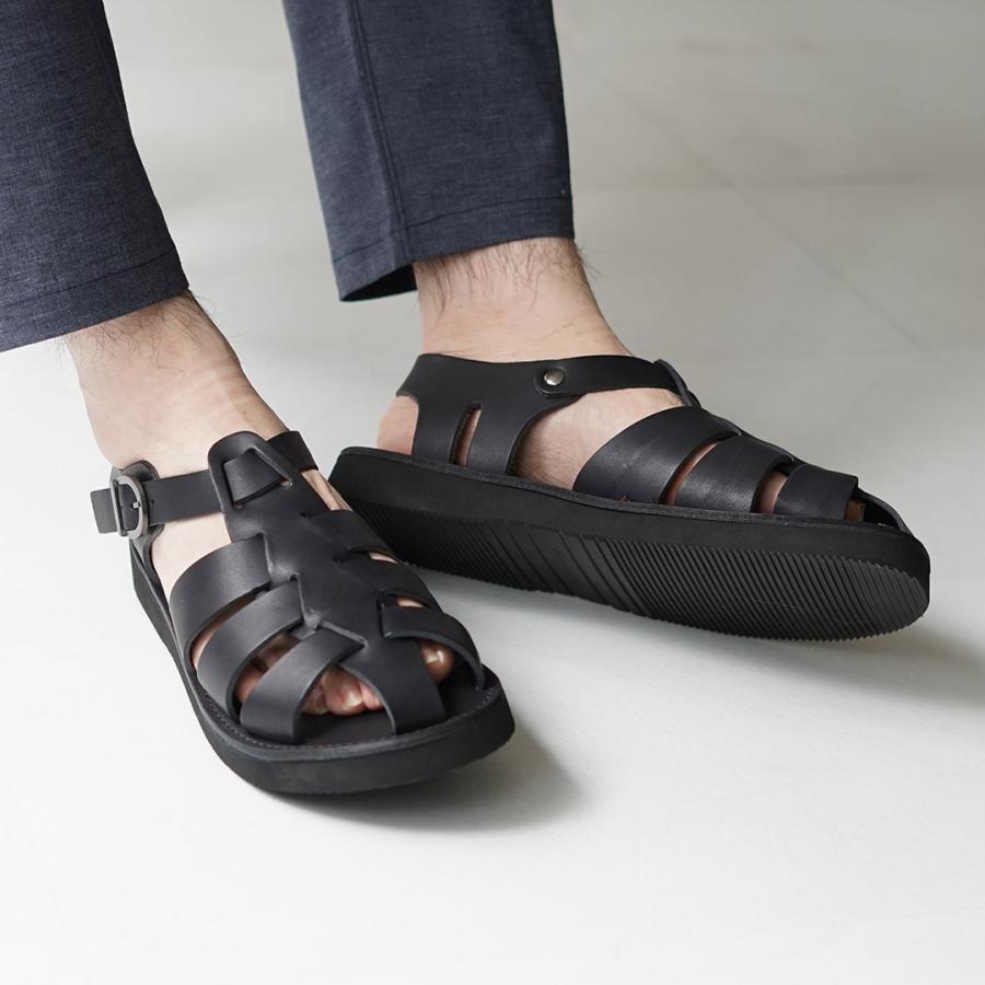 ORGANIC HANDLOOM（オーガニックハンドルーム） グルカ サンダル 日本製 / レザー メンズ | Organic handloom | 07