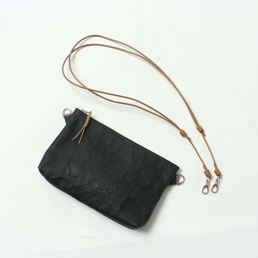 SENTI（センティ） ダイニーマレザー 2way サコッシュ / メンズ バッグ レザー 革 Dyneema Leather 2WAY SACOCHE | SENTI | 12