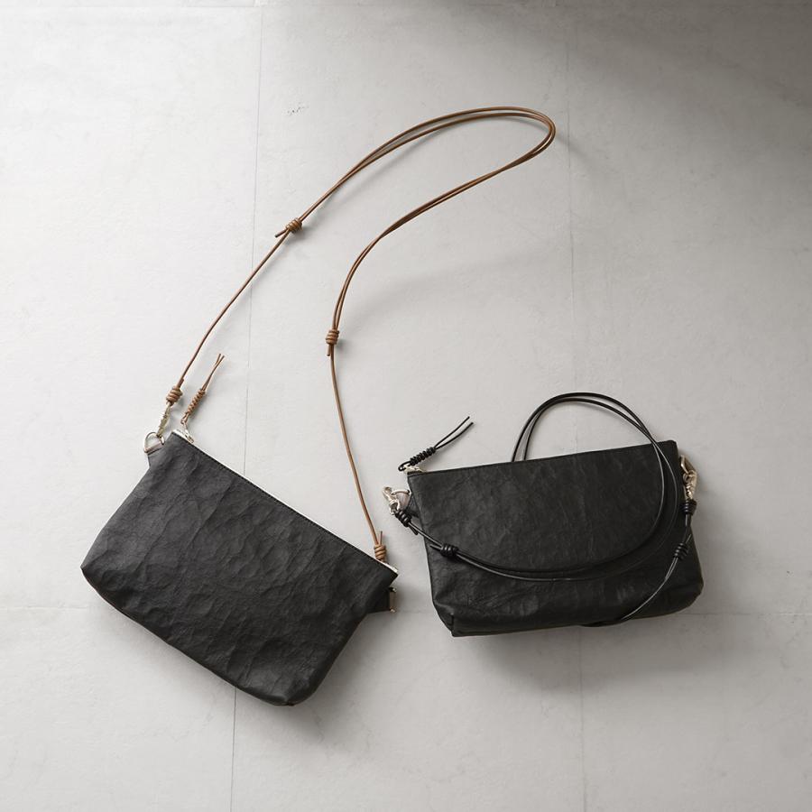 SENTI（センティ） ダイニーマレザー 2way サコッシュ / メンズ バッグ レザー 革 Dyneema Leather 2WAY SACOCHE | SENTI | 06