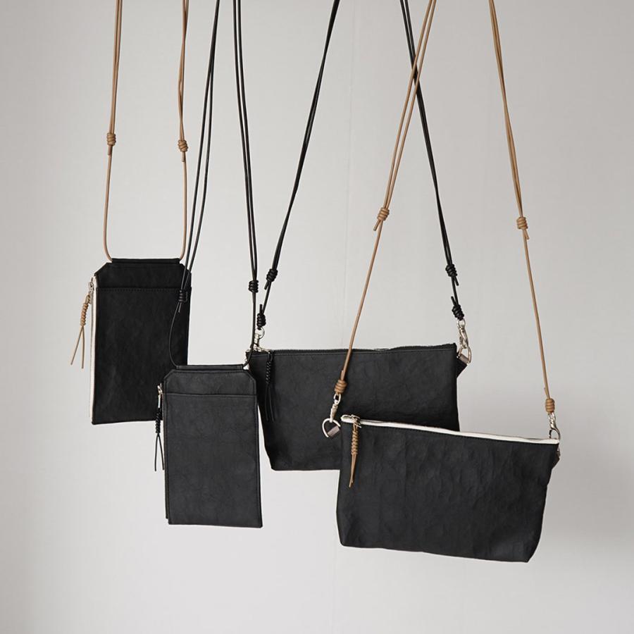 SENTI（センティ） ダイニーマレザー 2way サコッシュ / メンズ バッグ レザー 革 Dyneema Leather 2WAY SACOCHE | SENTI | 08