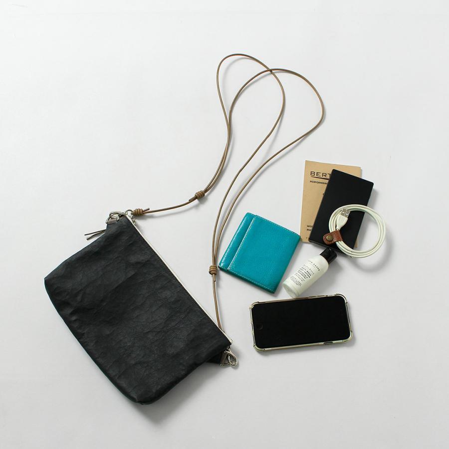 SENTI（センティ） ダイニーマレザー 2way サコッシュ / メンズ バッグ レザー 革 Dyneema Leather 2WAY SACOCHE | SENTI | 09