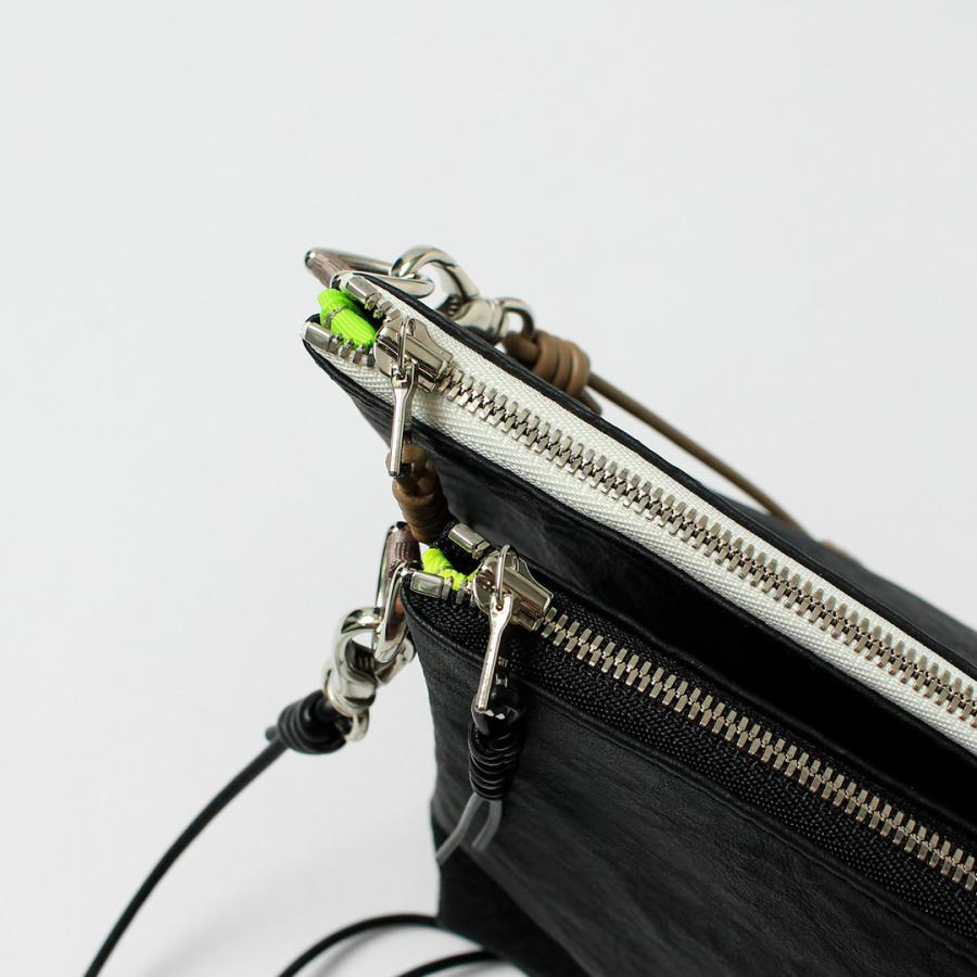 SENTI（センティ） ダイニーマレザー 2way サコッシュ / メンズ バッグ レザー 革 Dyneema Leather 2WAY SACOCHE | SENTI | 11
