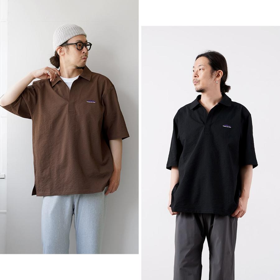 THOUSAND MILE（サウザンドマイル） ショートスリーブ スキッパーシャツ シアサッカー / メンズ UVカット 吸水速乾 機能素材 | THOUSAND MILE | 17