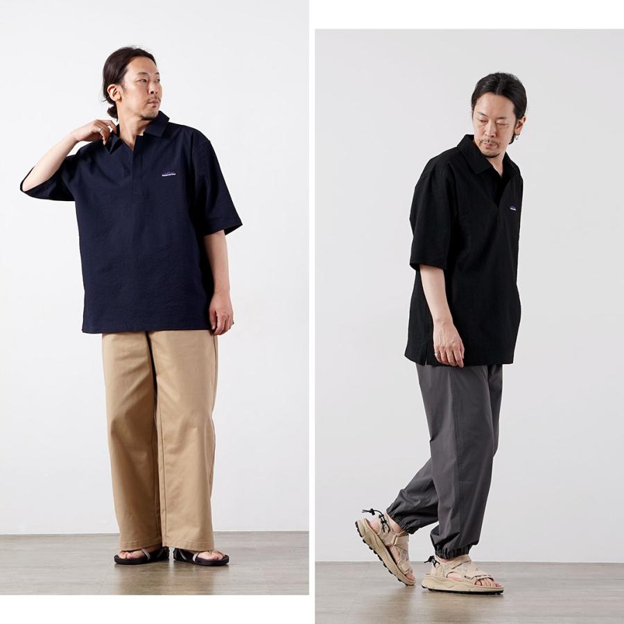 THOUSAND MILE（サウザンドマイル） ショートスリーブ スキッパーシャツ シアサッカー / メンズ UVカット 吸水速乾 機能素材 | THOUSAND MILE | 07