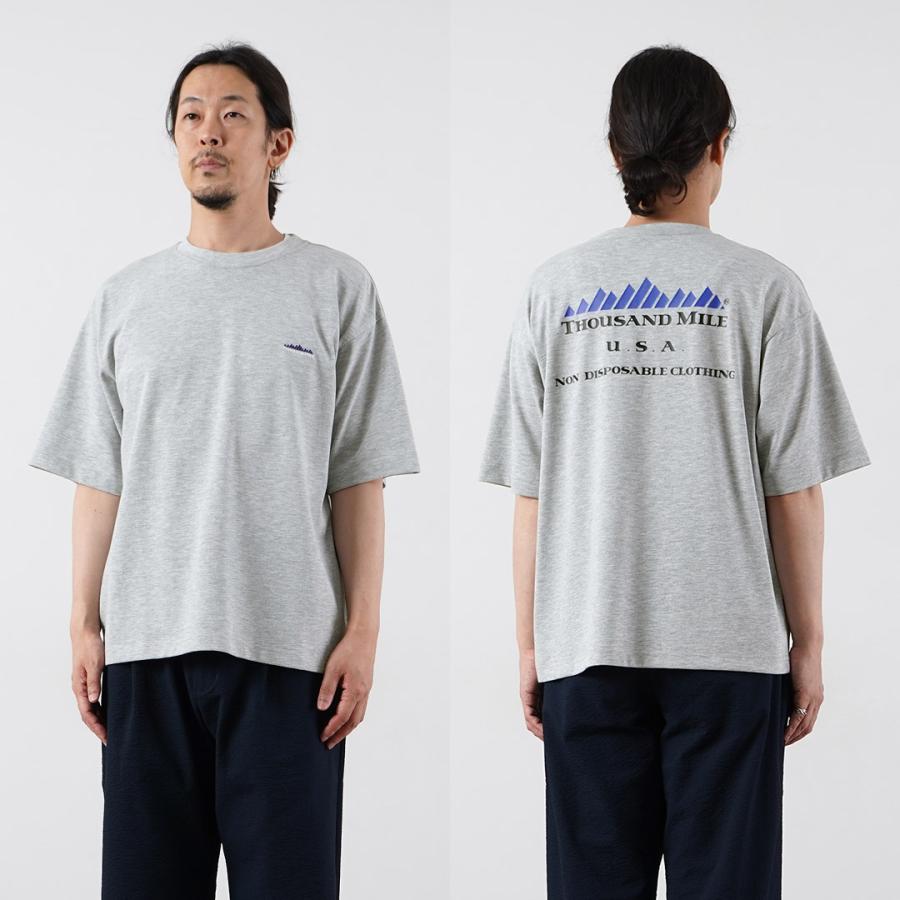 THOUSAND MILE（サウザンドマイル） T/C ショートスリーブ プリント ロゴTシャツ / メンズ 吸水速乾 抗菌防臭 | THOUSAND MILE | 15