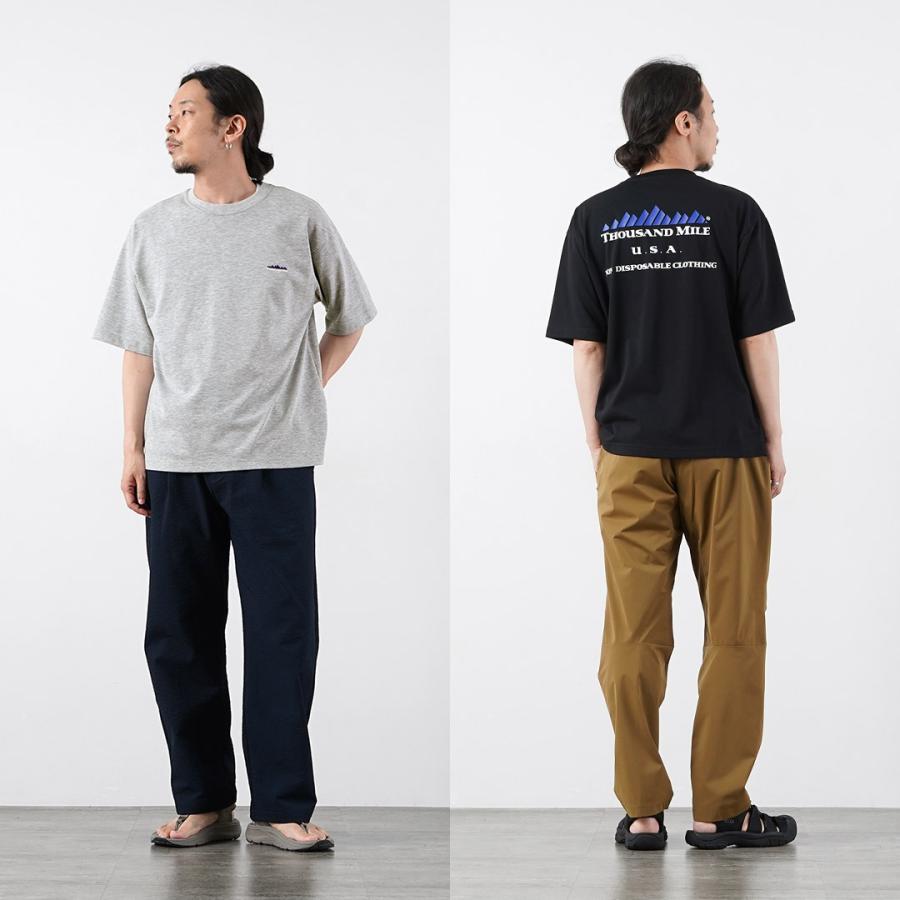 THOUSAND MILE（サウザンドマイル） T/C ショートスリーブ プリント ロゴTシャツ / メンズ 吸水速乾 抗菌防臭 | THOUSAND MILE | 08