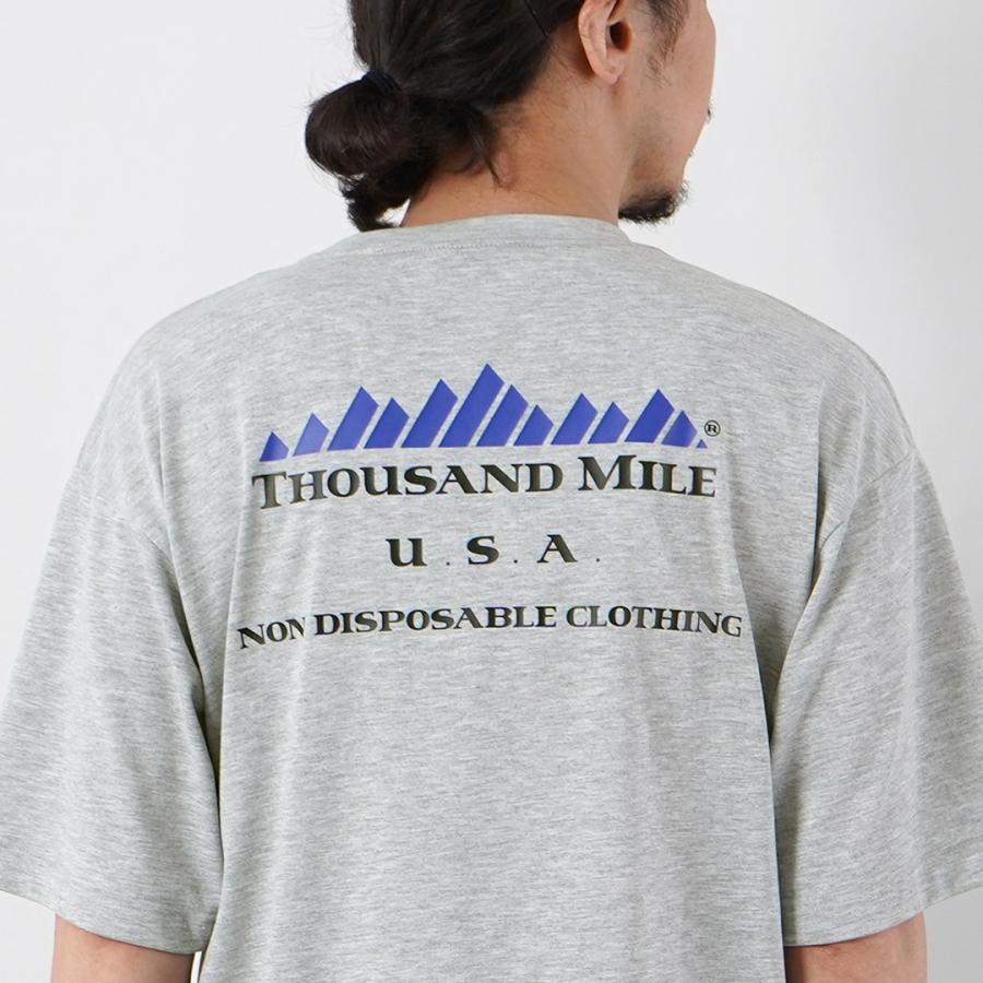 THOUSAND MILE（サウザンドマイル） T/C ショートスリーブ プリント ロゴTシャツ / メンズ 吸水速乾 抗菌防臭 | THOUSAND MILE | 13