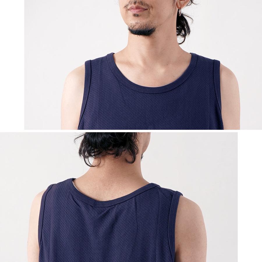 HEALTHKNIT（ヘルスニット） USコットン メッシュ タンクトップ / メンズ ノースリーブ | Healthknit | 08