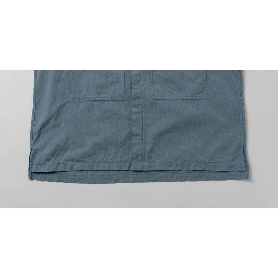 FUJITO（フジト） アーミーシャツ 撚り杢セルビッチシャンブレー / メンズ シャツ 長袖 ミリタリーシャツ 日本製 コットン | FUJITO | 17