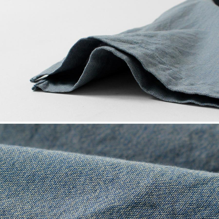 FUJITO（フジト） アーミーシャツ 撚り杢セルビッチシャンブレー / メンズ シャツ 長袖 ミリタリーシャツ 日本製 コットン | FUJITO | 09