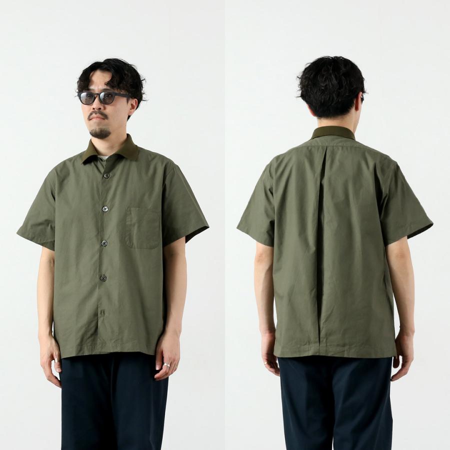 FUJITO（フジト） リブカラー シャツ リップストップ / メンズ シャツ 半袖 ミリタリーシャツ 日本製 Rib Collar Shirt | FUJITO | 14