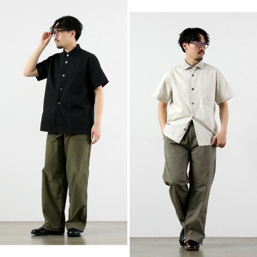 FUJITO（フジト） リブカラー シャツ リップストップ / メンズ シャツ 半袖 ミリタリーシャツ 日本製 Rib Collar Shirt | FUJITO | 15