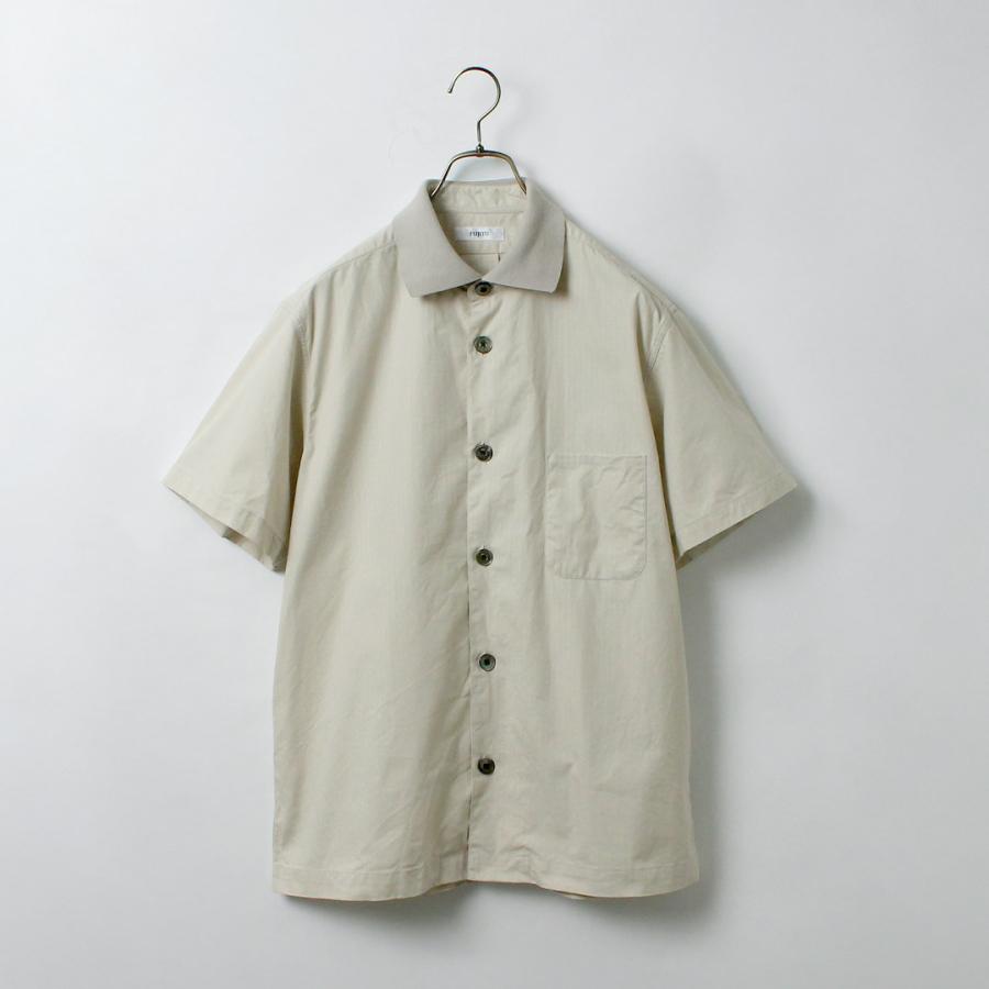 FUJITO（フジト） リブカラー シャツ リップストップ / メンズ シャツ 半袖 ミリタリーシャツ 日本製 Rib Collar Shirt | FUJITO | 05