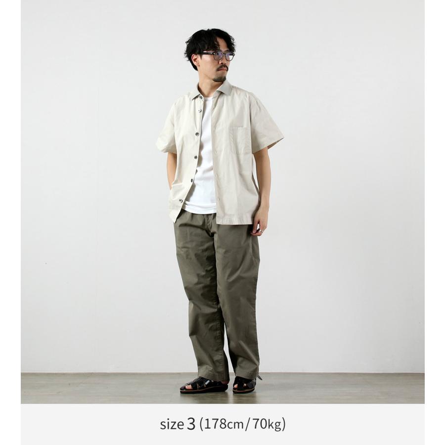 FUJITO（フジト） リブカラー シャツ リップストップ / メンズ シャツ 半袖 ミリタリーシャツ 日本製 Rib Collar Shirt | FUJITO | 06
