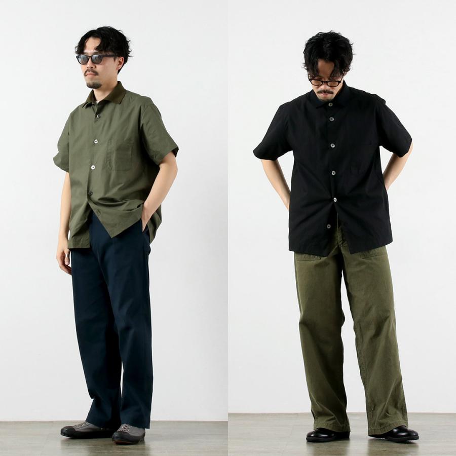 FUJITO（フジト） リブカラー シャツ リップストップ / メンズ シャツ 半袖 ミリタリーシャツ 日本製 Rib Collar Shirt | FUJITO | 07