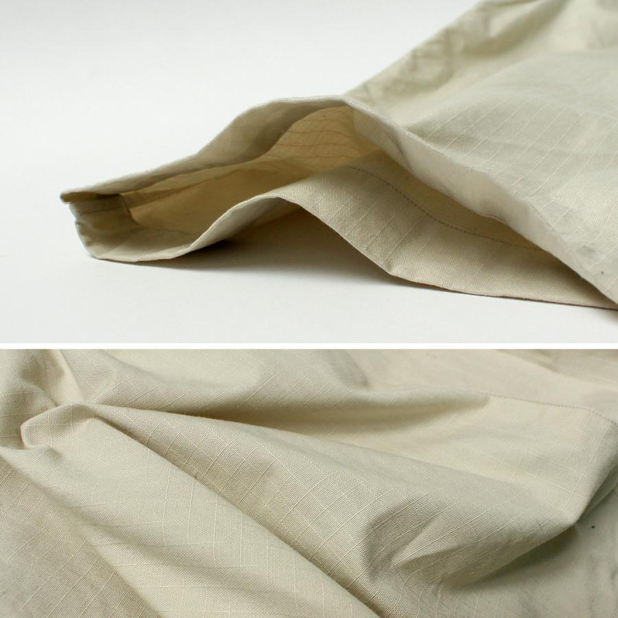 FUJITO（フジト） リブカラー シャツ リップストップ / メンズ シャツ 半袖 ミリタリーシャツ 日本製 Rib Collar Shirt | FUJITO | 08