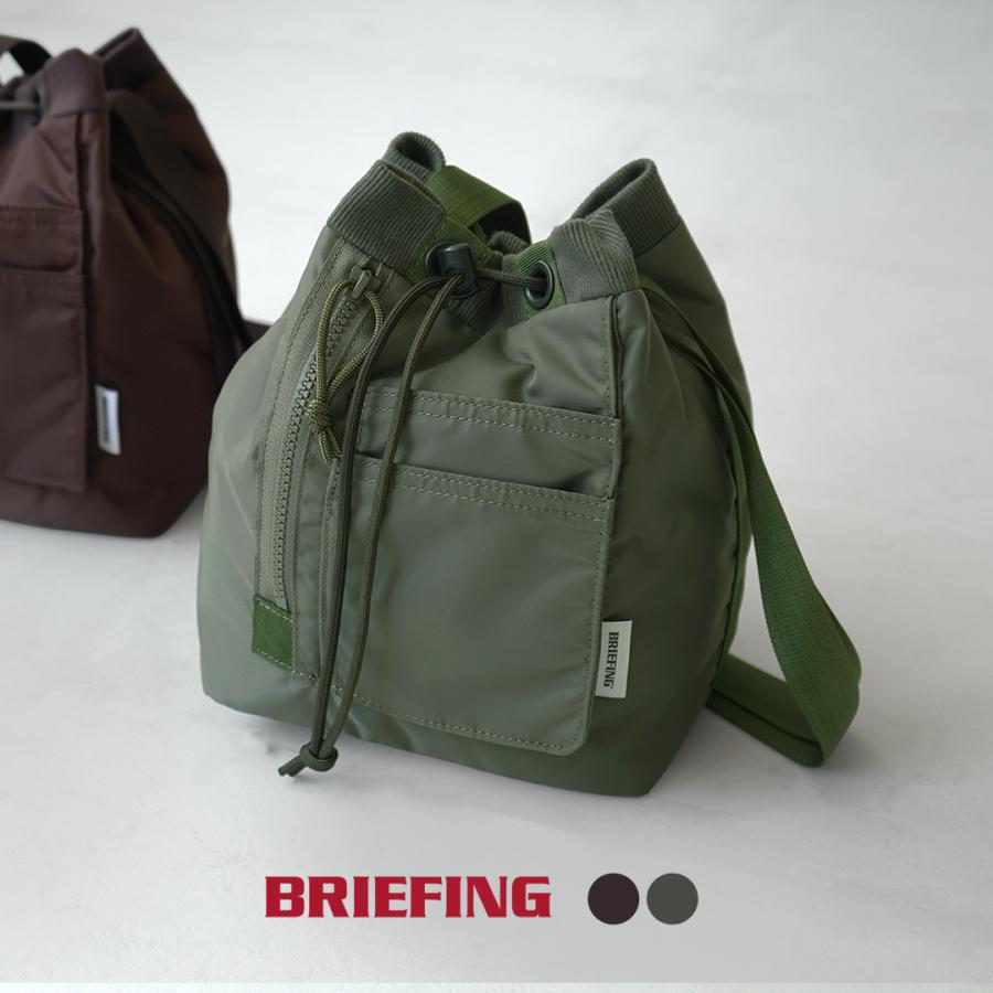 BRIEFING（ブリーフィング） ドローストリング ショルダーバッグ S 日本製 / メンズ レディース ミリタリー | BRIEFING