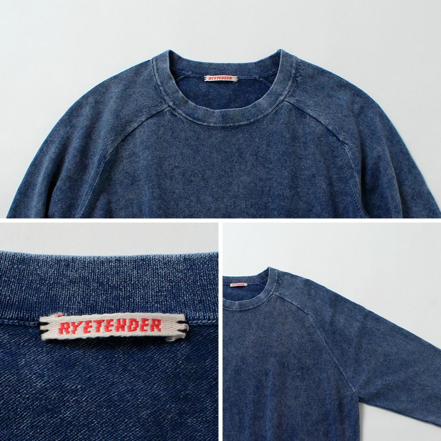 RYE TENDER（ライテンダー） ルイス ピグメントダイ ラグランロンTEE Tシャツ / メンズ 長袖 クルーネック | RYE TENDER | 17
