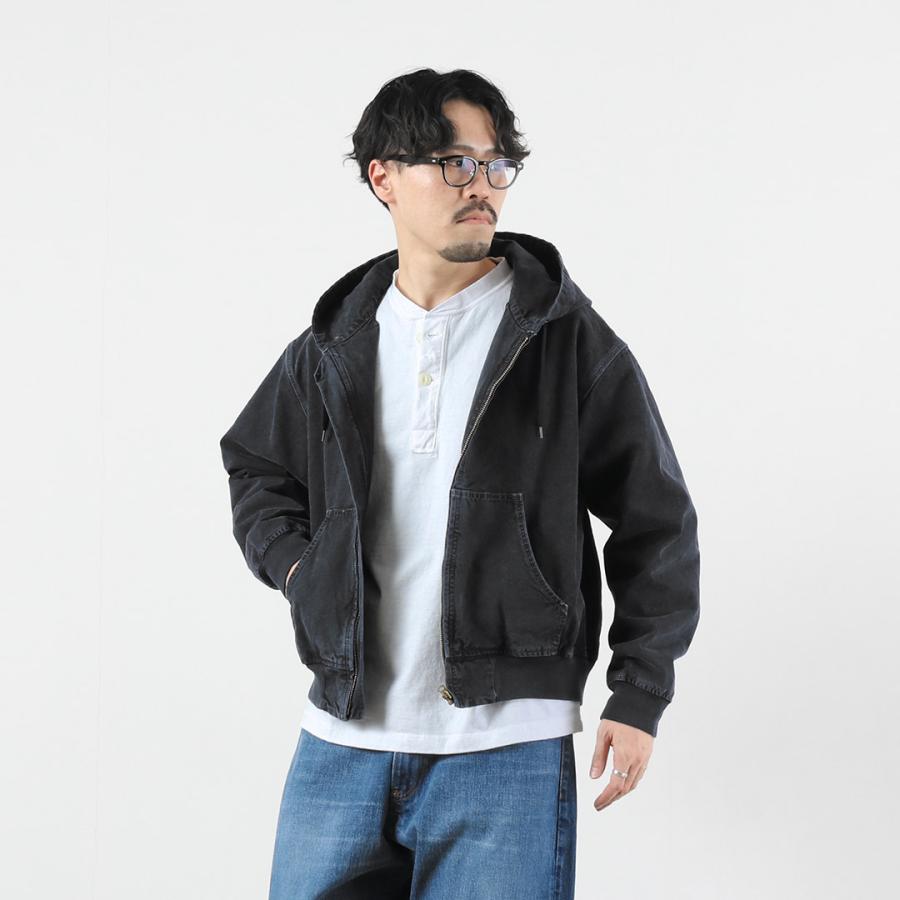 REMI RELIEF（レミレリーフ） ミルスペック ダック フードジップジャケット 日本製 / ダック生地 ヴィンテージ加工 | REMI RELIEF | 16