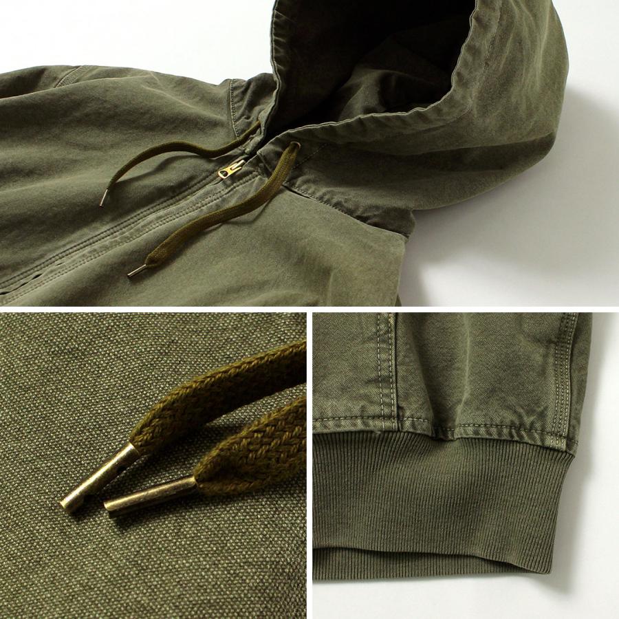 REMI RELIEF（レミレリーフ） ミルスペック ダック フードジップジャケット 日本製 / ダック生地 ヴィンテージ加工 | REMI RELIEF | 18