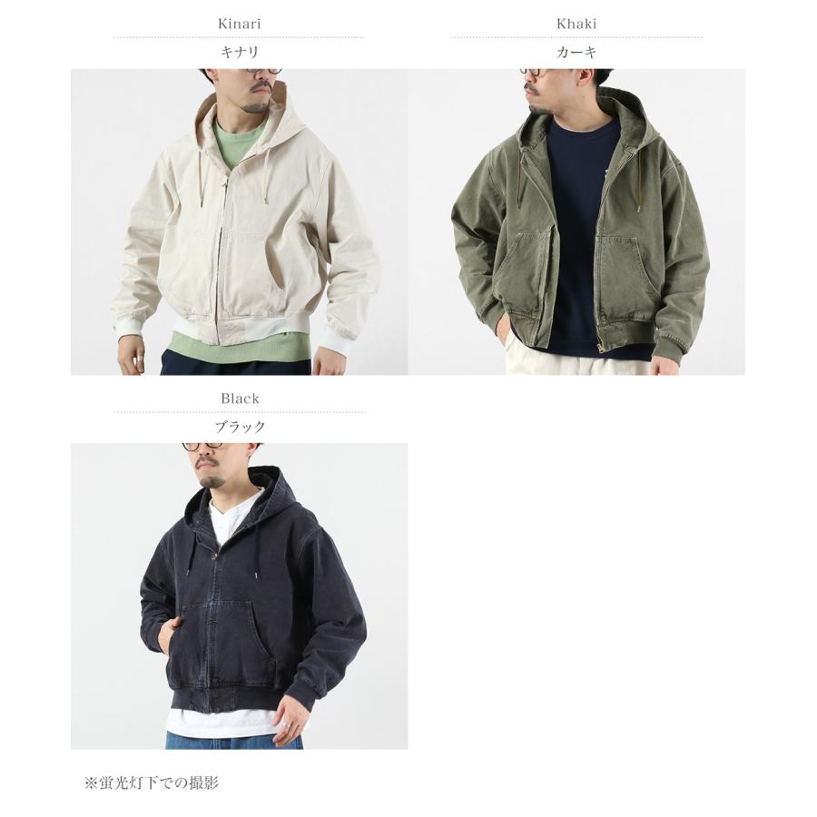 REMI RELIEF（レミレリーフ） ミルスペック ダック フードジップジャケット 日本製 / ダック生地 ヴィンテージ加工 | REMI RELIEF | 04