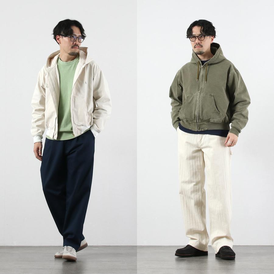 REMI RELIEF（レミレリーフ） ミルスペック ダック フードジップジャケット 日本製 / ダック生地 ヴィンテージ加工 | REMI RELIEF | 07