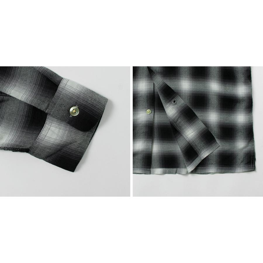 TOWNCRAFT（タウンクラフト） 60s オンブレー レーヨン ロングスリーブ ループカラーシャツ / メンズ シャツ 長袖 開襟 | TOWNCRAFT | 17