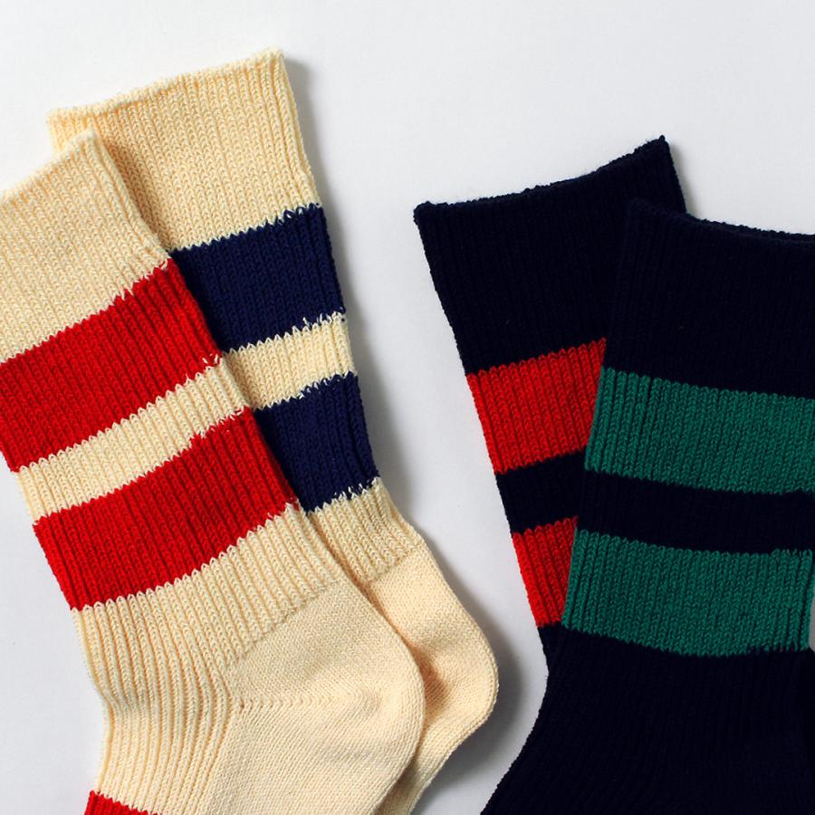ROTOTO（ロトト） リサイクルコットン ストライプソックス 靴下 日本製 / メンズ レディース | ROTOTO | 08