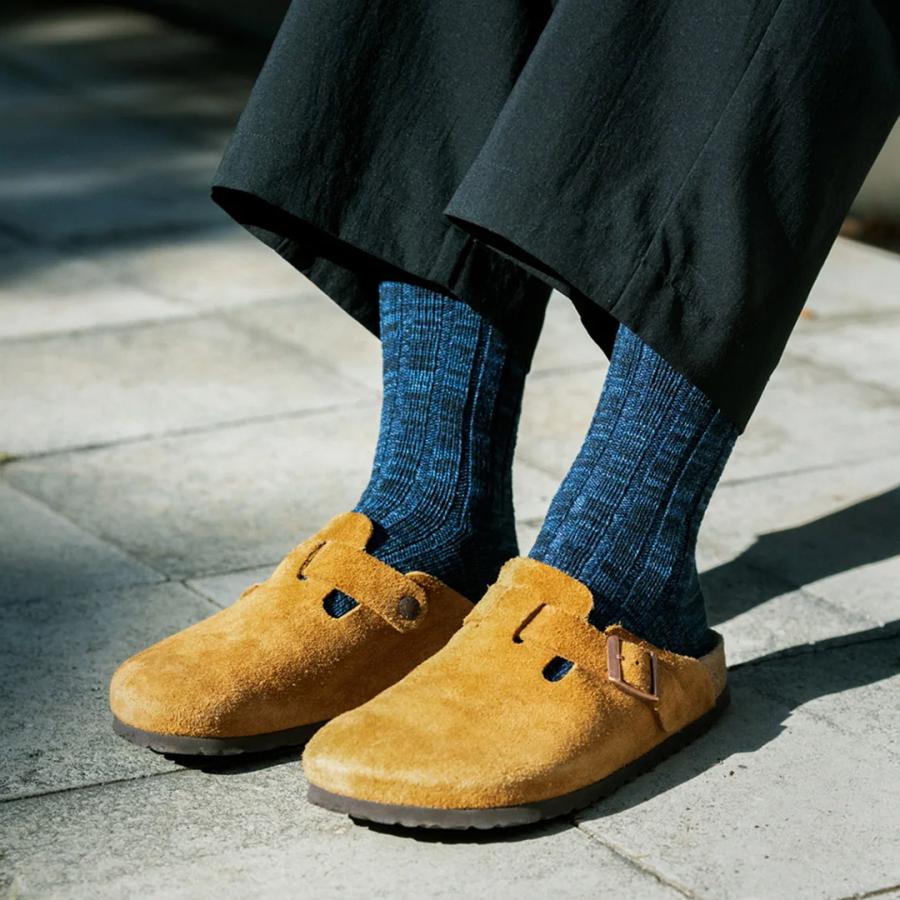 ROTOTO（ロトト） オーガニックコットン インディゴ トーン ソックス 日本製 / メンズ レディース ユニセックス 靴下 | ROTOTO | 07