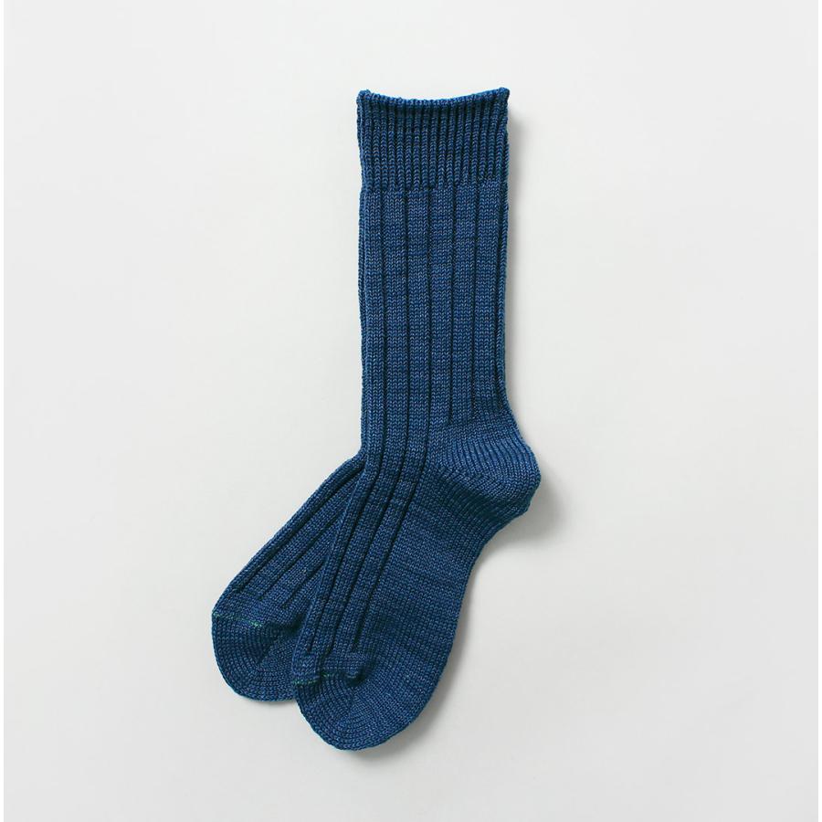 ROTOTO（ロトト） オーガニックコットン インディゴ トーン ソックス 日本製 / メンズ レディース ユニセックス 靴下 | ROTOTO | 10
