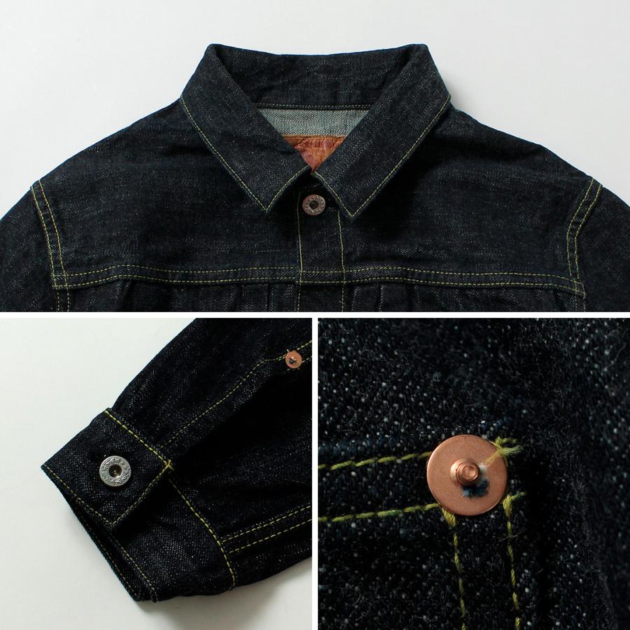 FOB FACTORY（FOBファクトリー） F2460 大戦モデル デニムブラウス ジャケット 日本製 / メンズ セルビッチ Gジャン | FOB FACTORY | 16