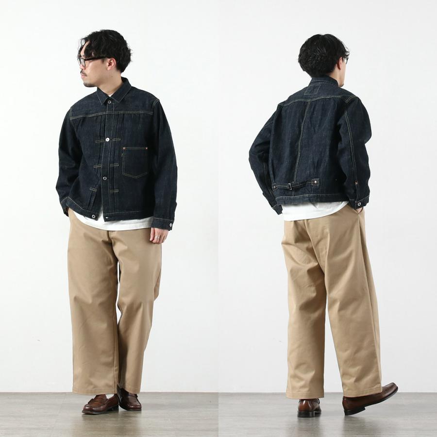 FOB FACTORY（FOBファクトリー） F2460 大戦モデル デニムブラウス ジャケット 日本製 / メンズ セルビッチ Gジャン | FOB FACTORY | 04